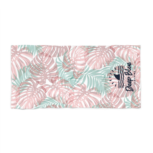 Island Floral Beach Towel